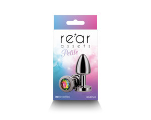 Rear Assets Petite Plug Gunmetal/Rainbow