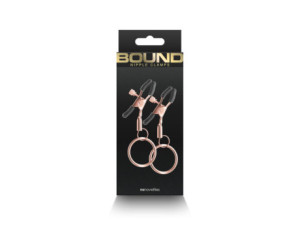 Bound Nipple Clamps C2 Rose Gold