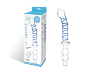 Glas Twister 10in Dual-Ended Dildo