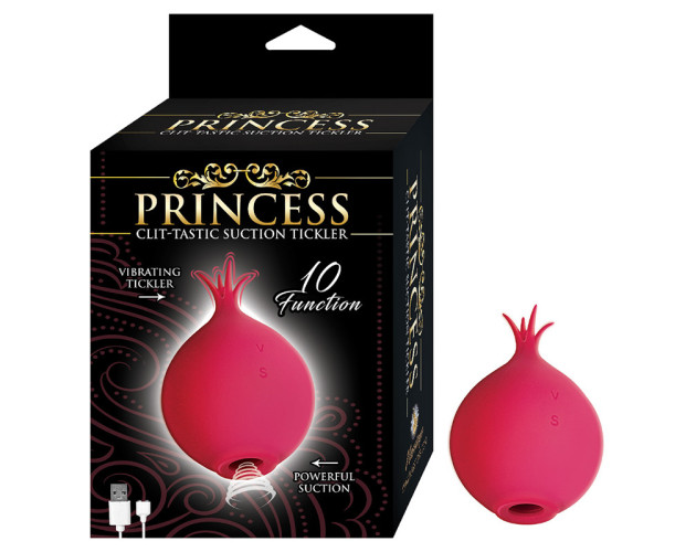 Princess Clit-Tastic Suction Tickler Red