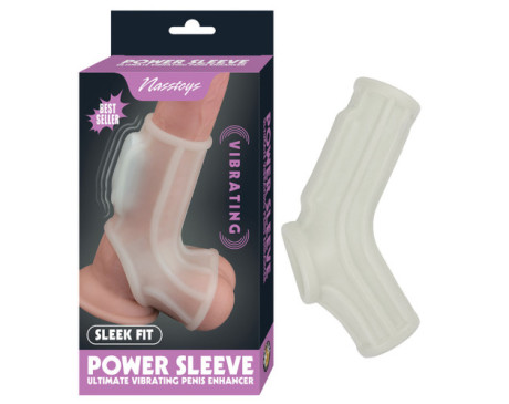 Vibrating Power Sleeve Sleek Fit White