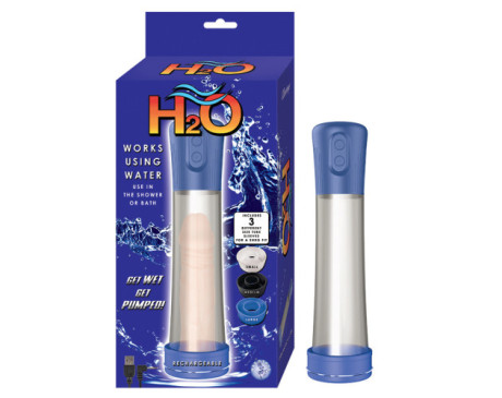 H2O Penis Pump Blue