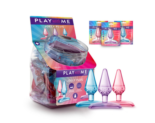 Play With Me Jolly Plug Fishbowl 24pcs