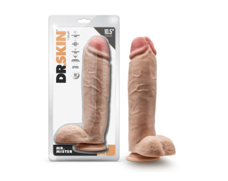 Dr. Skin Mr. Mister Dildo/Ball 10.5in Be