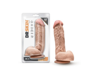 Dr. Skin Mr. D Dildo/Ball 8.5in Be