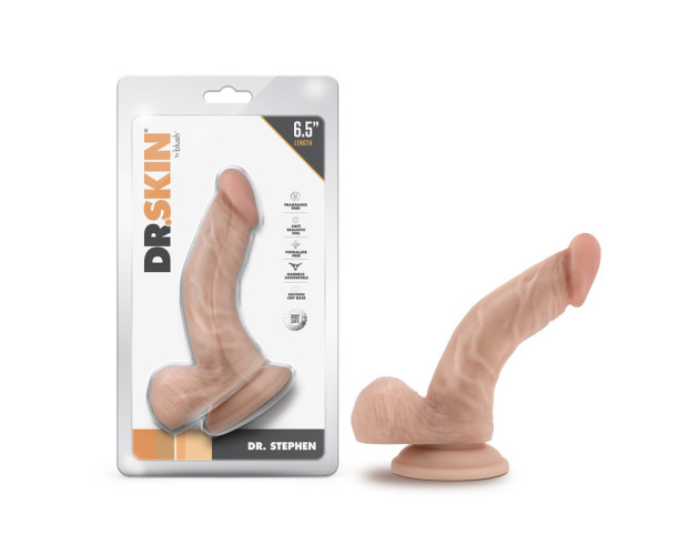 Dr. Skin Dr. Stephen Dildo/Ball 6.5in Be