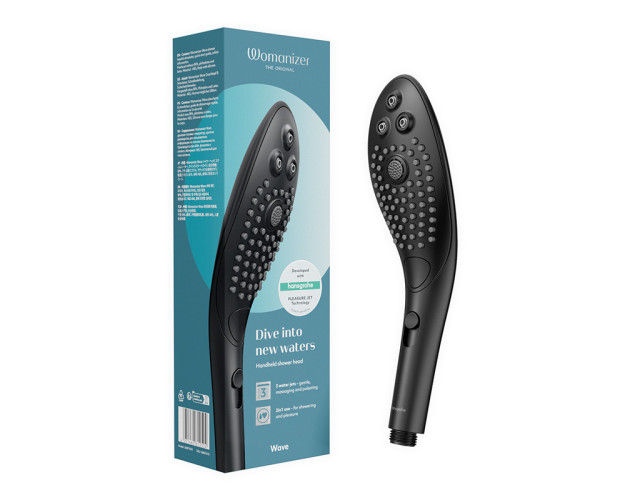 Womanizer Wave Shower Head Masturbate Bk