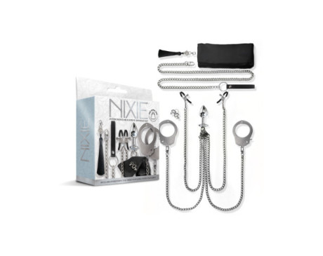 Nixie Metal Bondage Kit 7 Pieces Silver