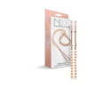 Nixie Adjust Tweezer Clips W/Pearl Ro/Go