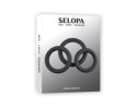 Selopa 3 Ring Circus Cock Ring Set Bk