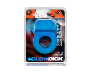 OxBalls Glowdick Cockring W/Led Blue Ice