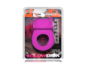 OxBalls Glowdick Cockring W/Led Pink Ice