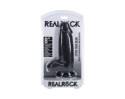 RealRock Extra Thick 8in Dil w/Balls Blk