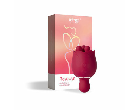 HPB Rosewyn Rotating Rose Vibrator Red