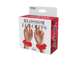 Blossom Luv Cuffs Flower Hand Cuffs Red