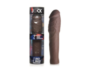 Jock Extra Thick Penis Extension 2in Dar