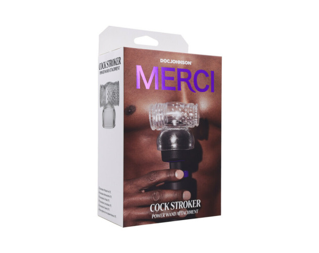 Merci Cock Stroker Wand Attachment Clear