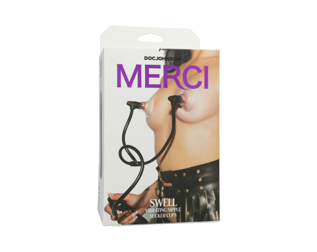 Merci Swell Vib Nipple Sucker Cups Bk