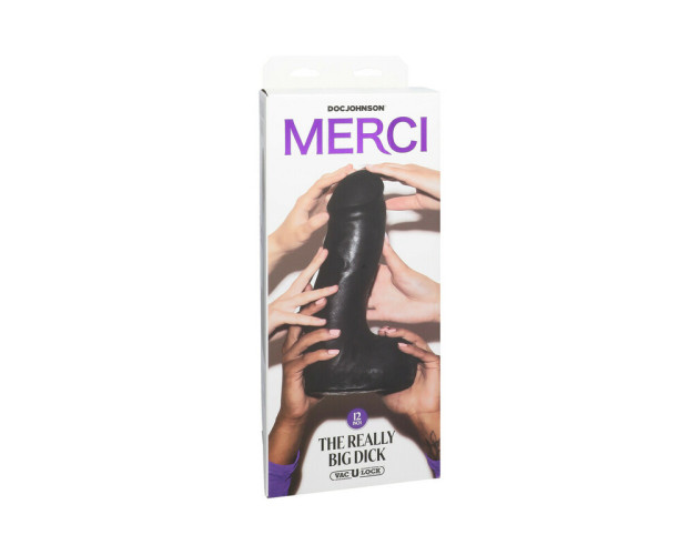 Merci Really Big Dick w/XL VacULock Blk