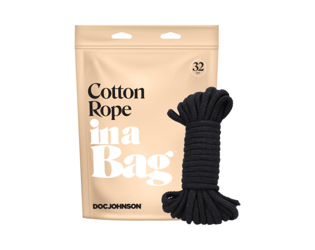 In A Bag Cotton Rope 32ft Black