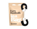 In A Bag Furry Handcuffs Black