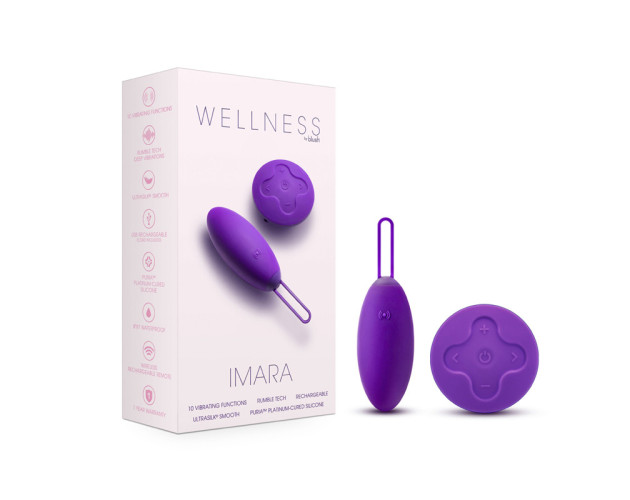 Wellness Imara Vibrating Egg W/Remote Pu