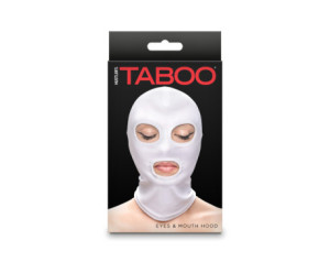 Hustler Taboo Eyes&Mouth Hood White