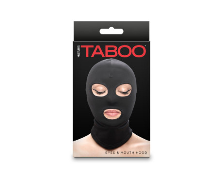 Hustler Taboo Eyes&Mouth Hood Black