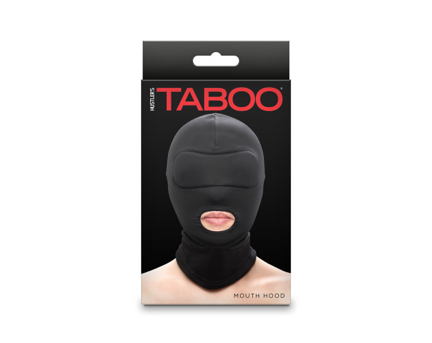 Hustler Taboo Mouth Hood Black