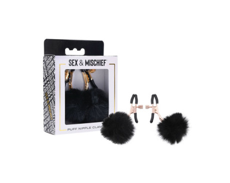 SS S&M Puff Nipple Clamps