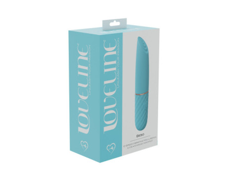 LoveLine Beso Vibrating MiniLipstick Blu