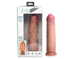 Jock Uncut Dual Densi Sil Dildo 8.5in Li