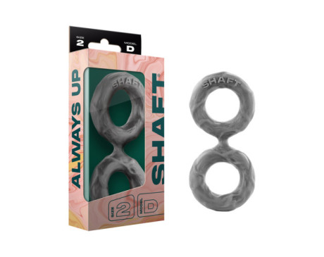 Shaft Model D Double C-Ring Grey Size 2