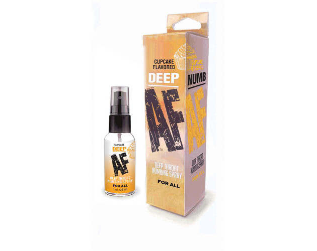 Deep AF Deep Throat Spray Cupcake 1oz