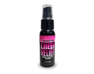 Cheef Relief Throat Spray Strawberry 1oz