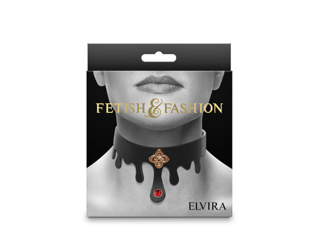 Fetish&Fashion Elvira Collar Black