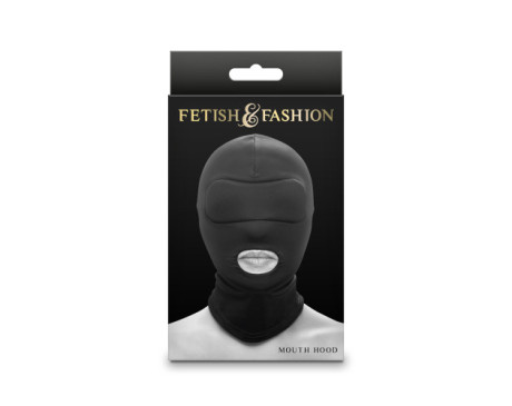 Fetish&Fashion Mouth Hood Black