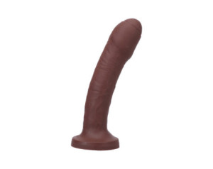 Tantus Uncut No.2 O2 6.5in Dildo Espresso