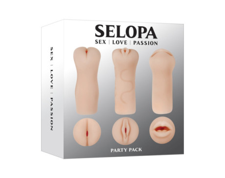 Selopa Party Pack 3pc Stroker Pack Light