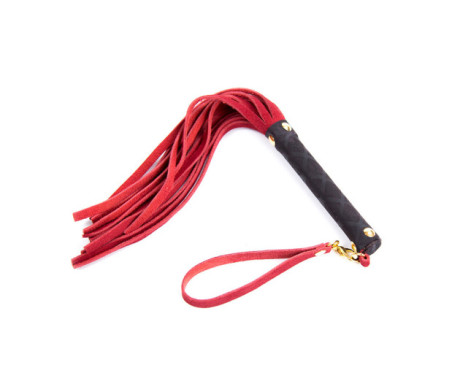 Ple'sur Mini Leather Flogger Red