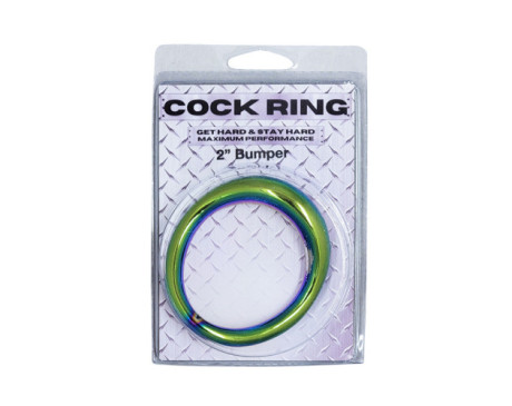 Ple'sur SS Rainbow Bumper Cockring 2in