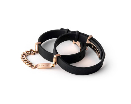 Crave ID Cuffs Black/Rose Gold