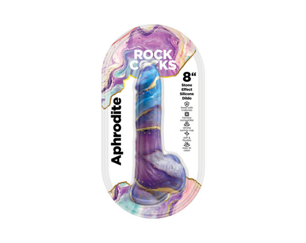 Rock Cocks Aphrodite Marble Dildo 8in