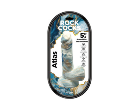 Rock Cocks Atlas Marble Dildo 5.5in