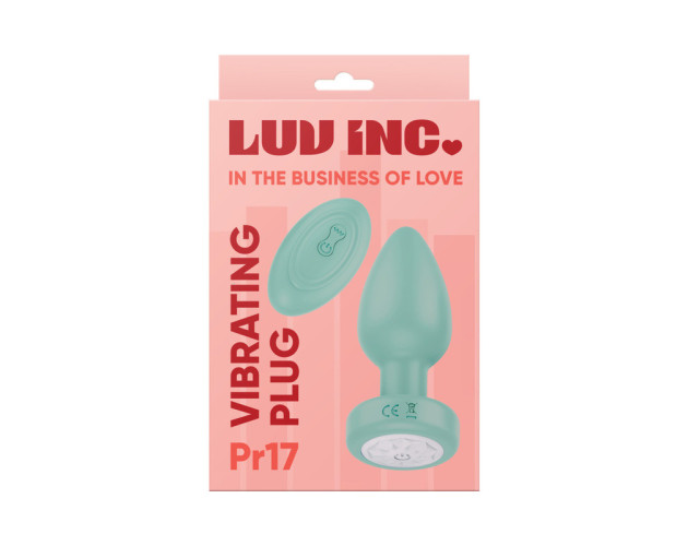 Luv Inc Pr17: Vibrating Plug W/Remote Gr