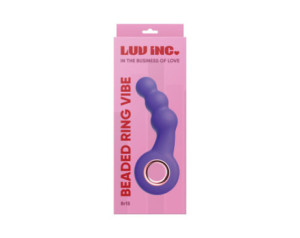 Luv Inc Br15: Beaded Ring Vibe Purple