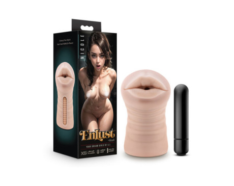 EnLust Nicole Vibrating Stroker Beige