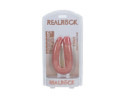 RealRock 5in U-Shaped Double Dildo Beige