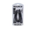 RealRock 7in U-Shaped Double Dildo Black