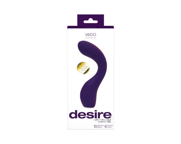 VeDO Desire Rechargeable Gspot Vibe Pu